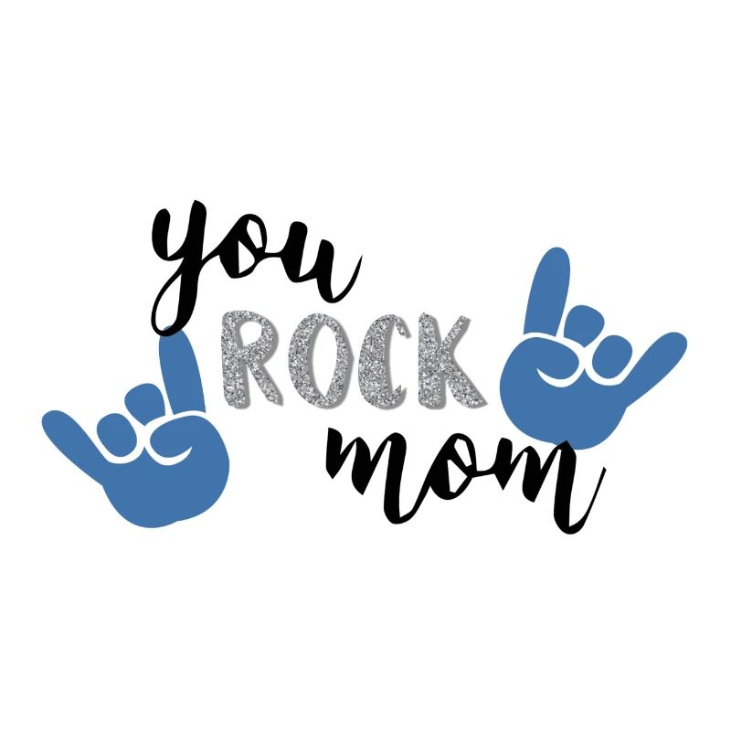 Sie rocken Mutter blaue Version