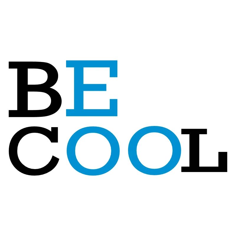 BE COOL Text-Logo