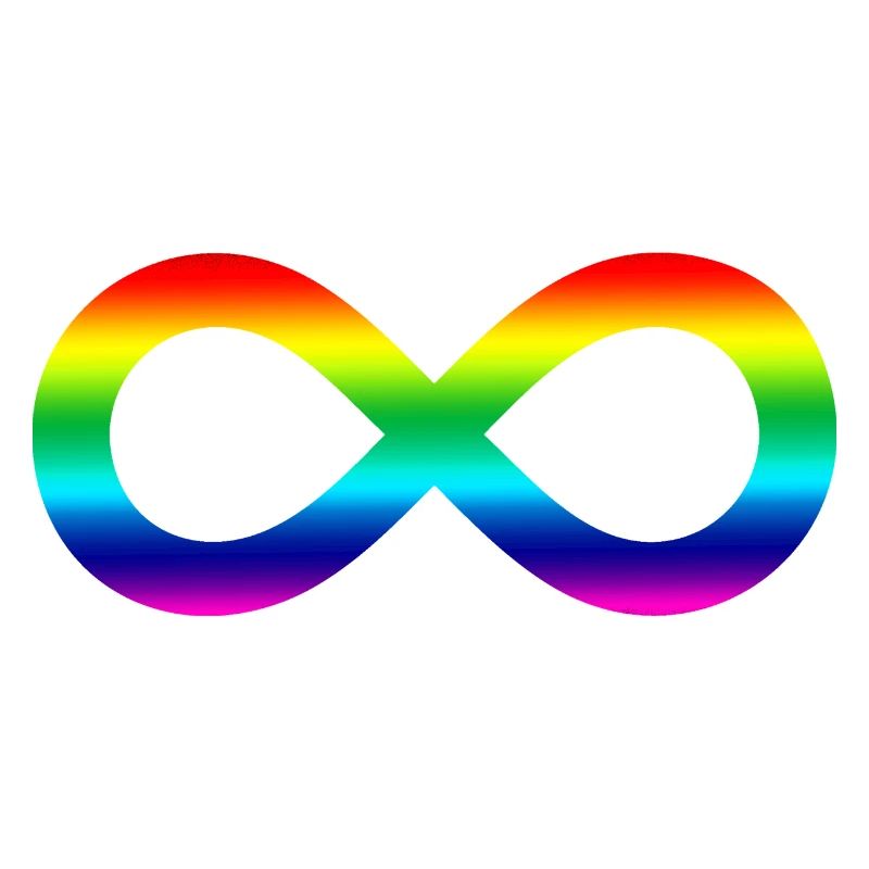 Unendlich Regenbogen