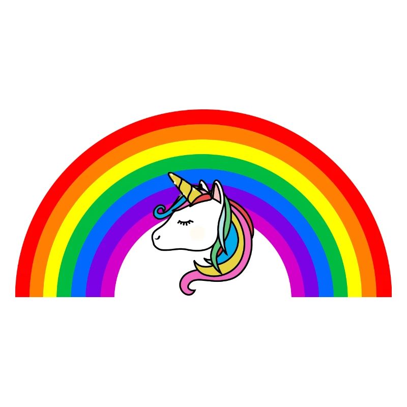 Regenbogen Einhorn