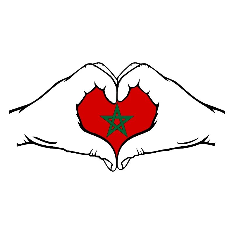 Morocco Heart Shape with Hands