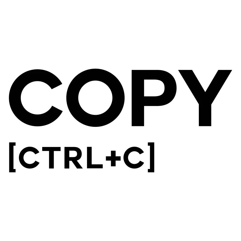 COPY CTRL BLACK