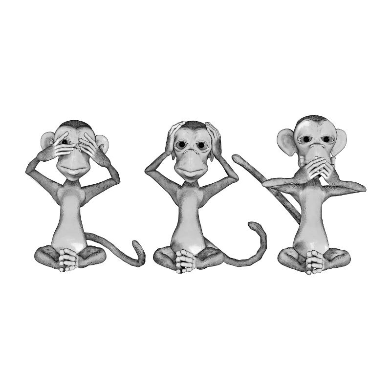 The three monkeys