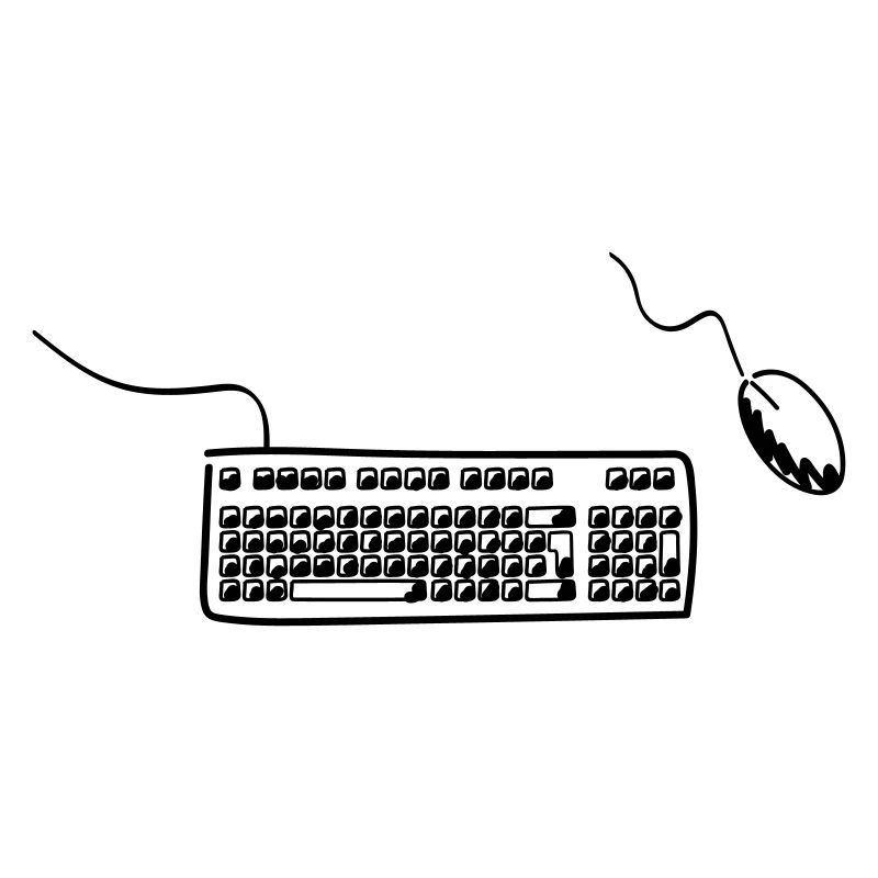 keyboard and mouse