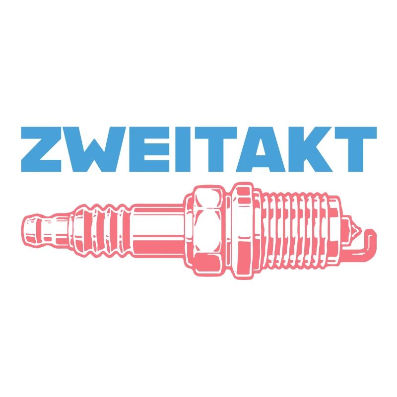 Zweitakt Zündkerze farbig