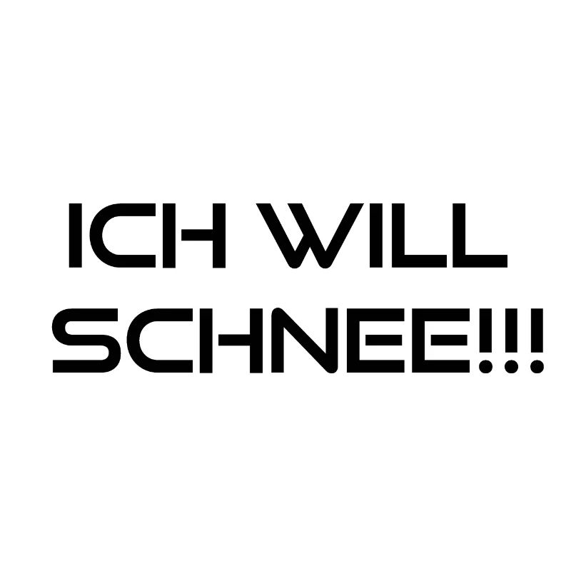 ich will schnee