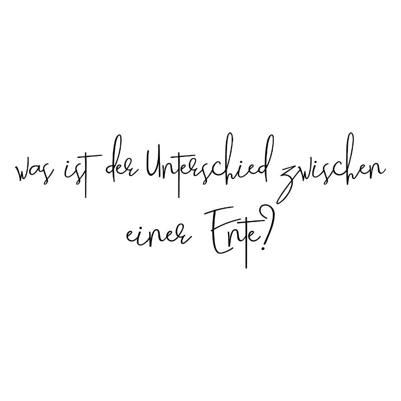 difference between a duck