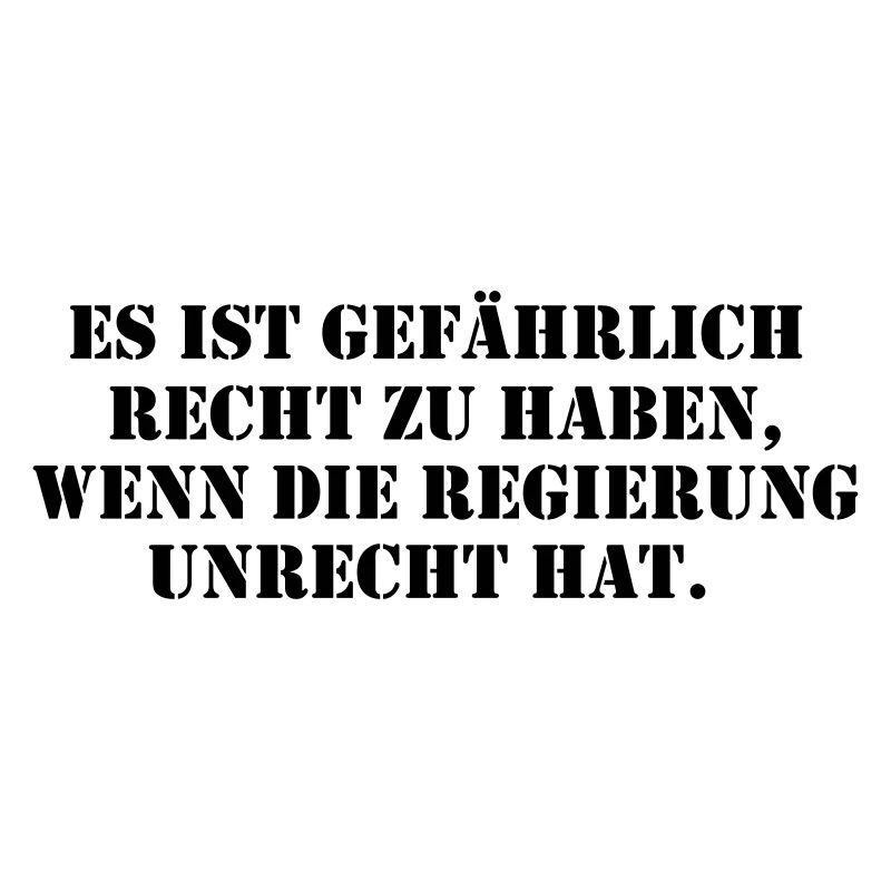 Es ist gefährlich Recht