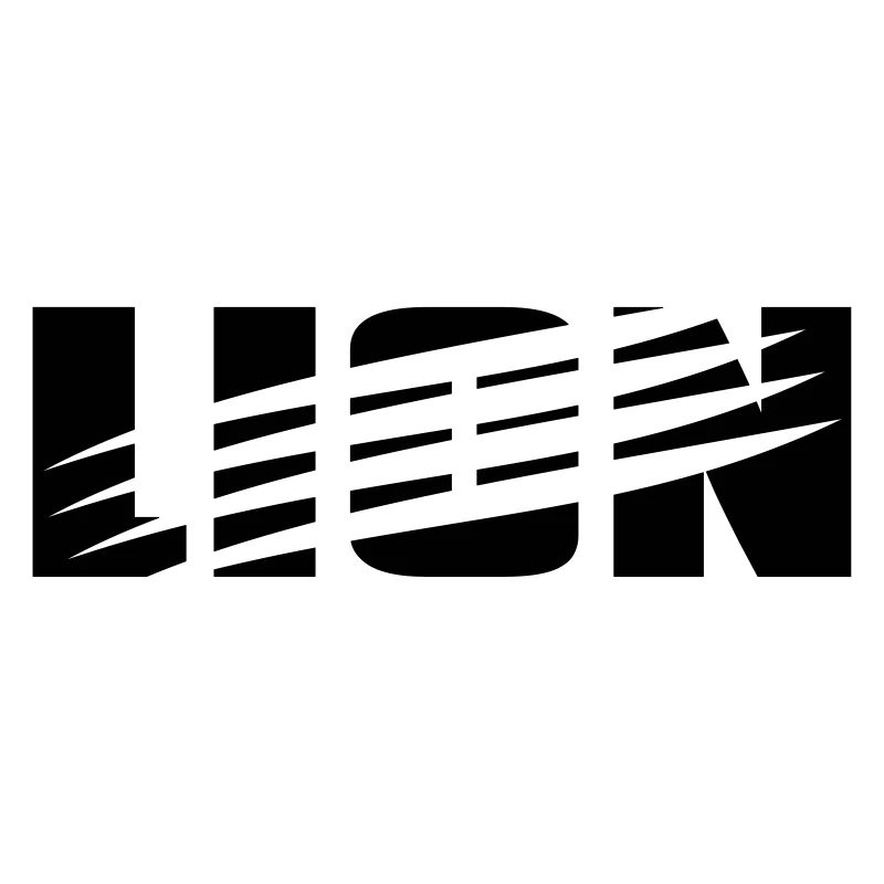 Cool lion design with scratch marks from claws