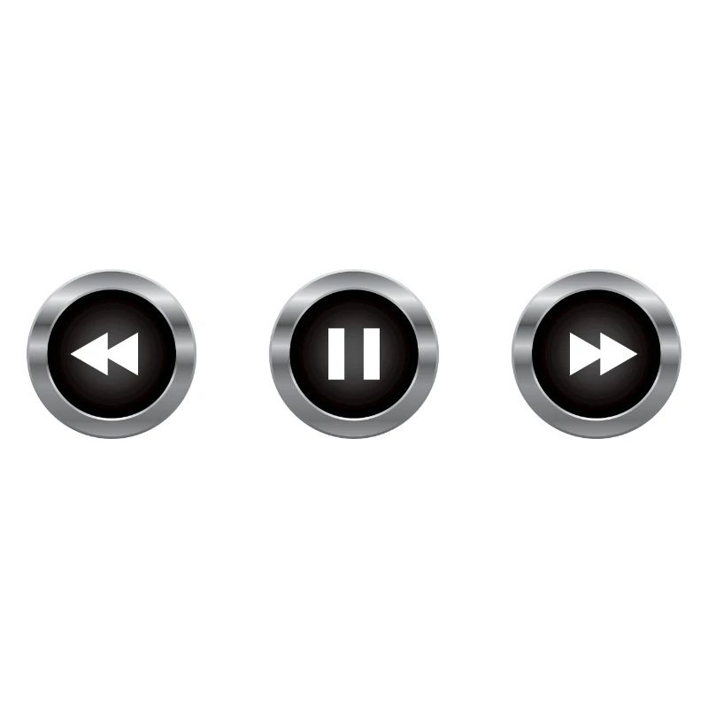 Audio control buttons
