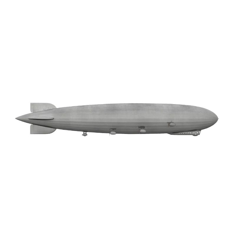 Zeppelin, Luftschiff, Luftfahrt, Seitenansicht