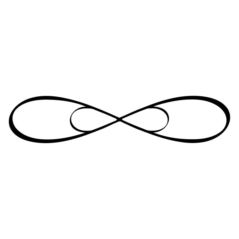 Doppel Infinity Unendlichkeit Zeichen Freundschaft