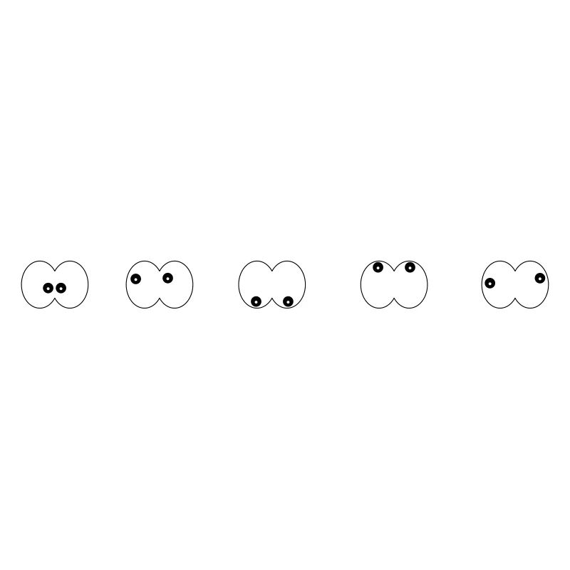 Funny Eyes Comic Cuddly Eyes Face