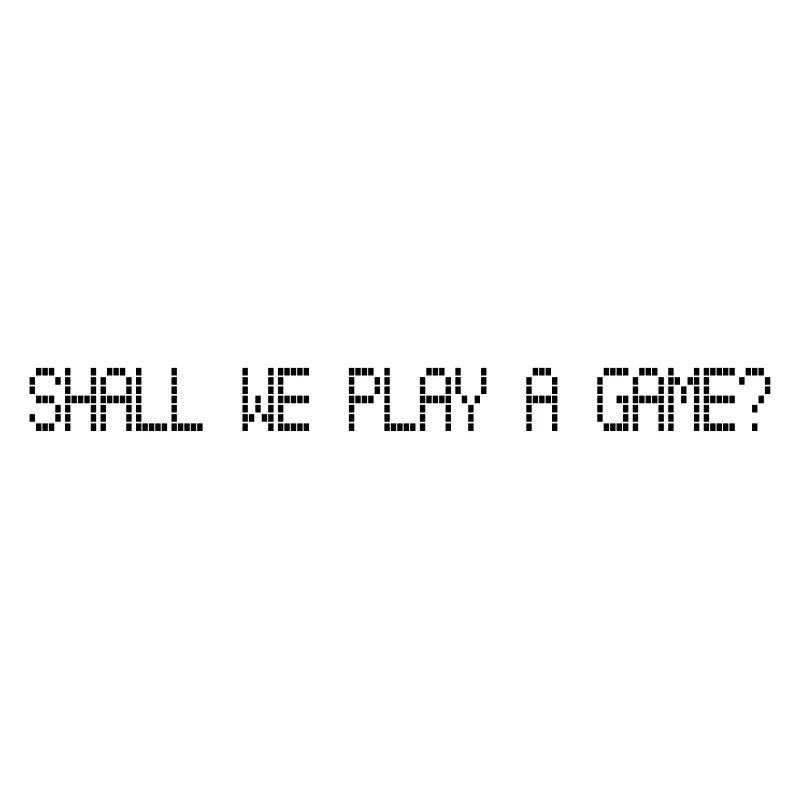 Shall we play a game? (Wargames)
