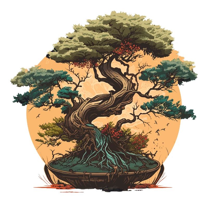 Atemberaubender Zwergbaum
