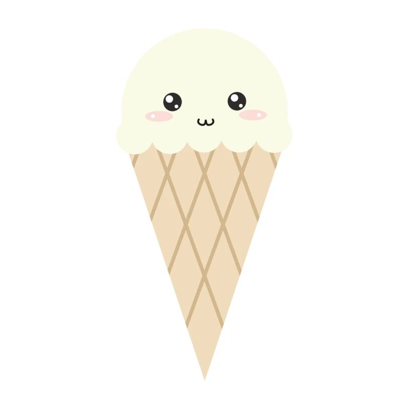 Kawaii Vanilleeis