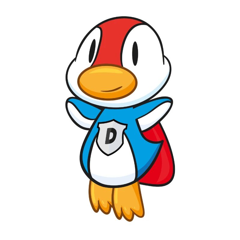 Flying Super duck has super powers