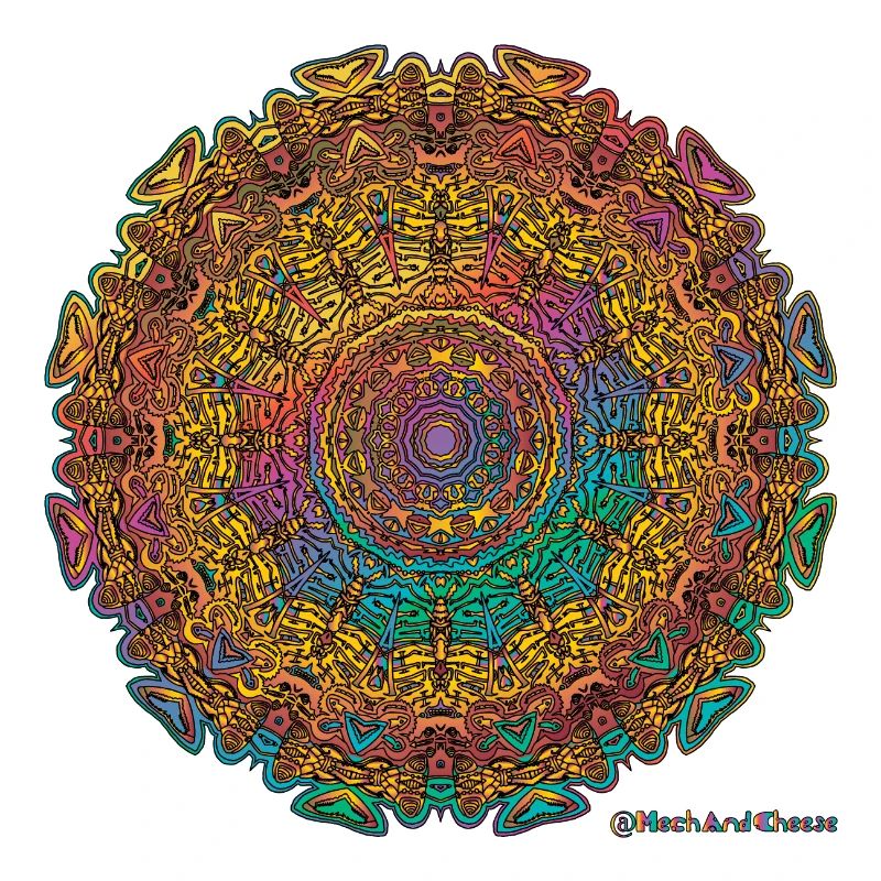 Kaleidoskop-Mandala