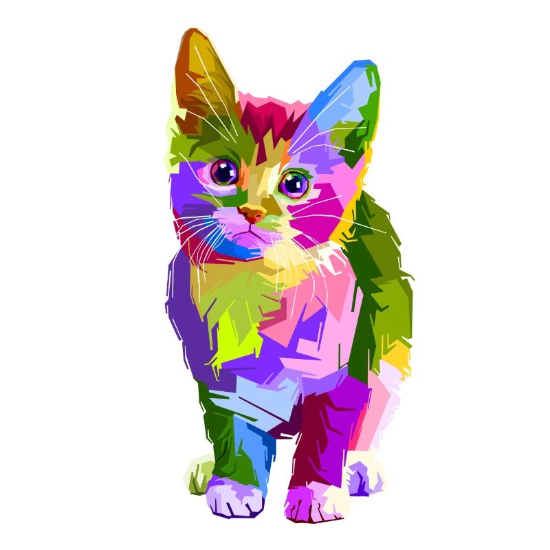 Bunte Katze
