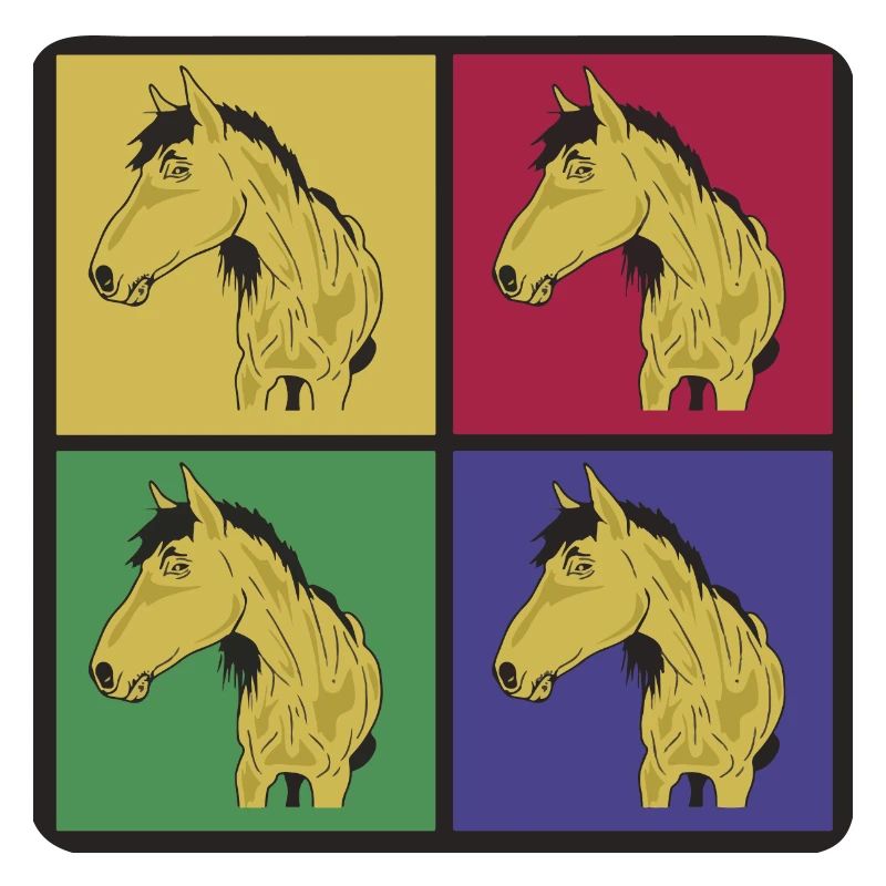 Pferde Pop-Art