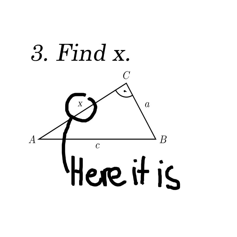 Find X Math Design Teacher Student Gift Idea