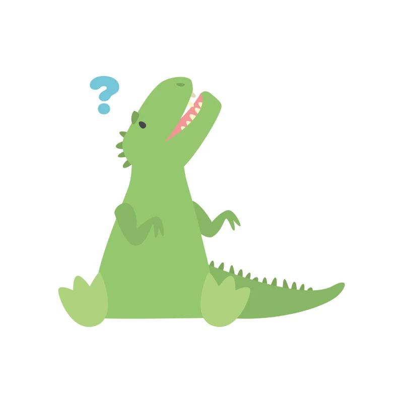 T Rex question mark