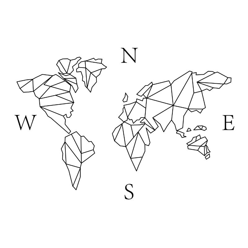 Welt geometrisch
