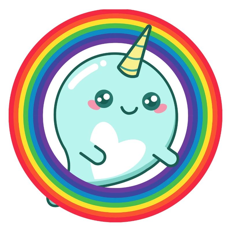 Rainbow Narwhal