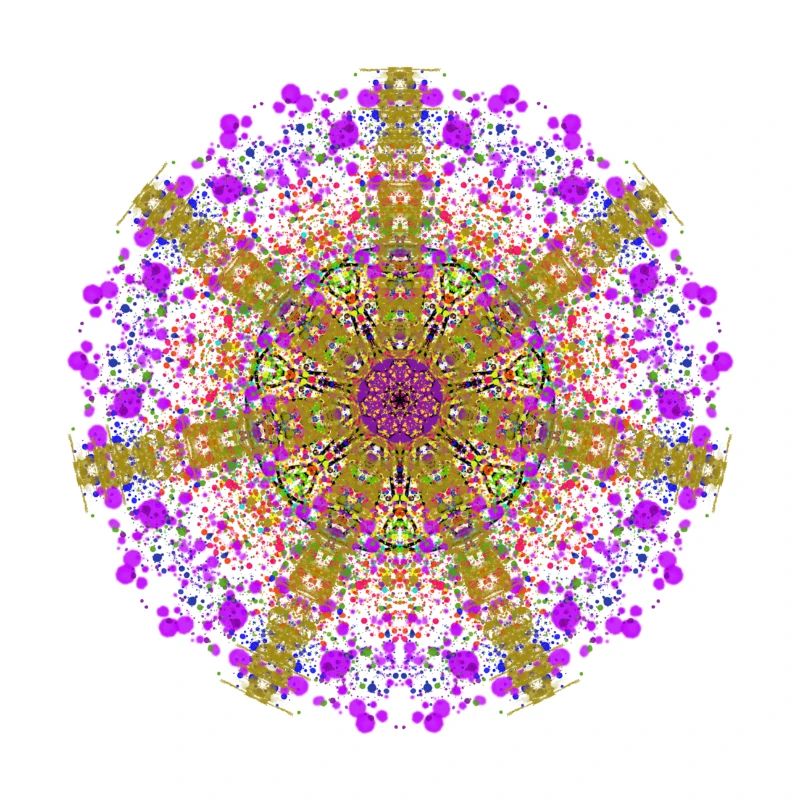 Mandala Psychedelisch 1