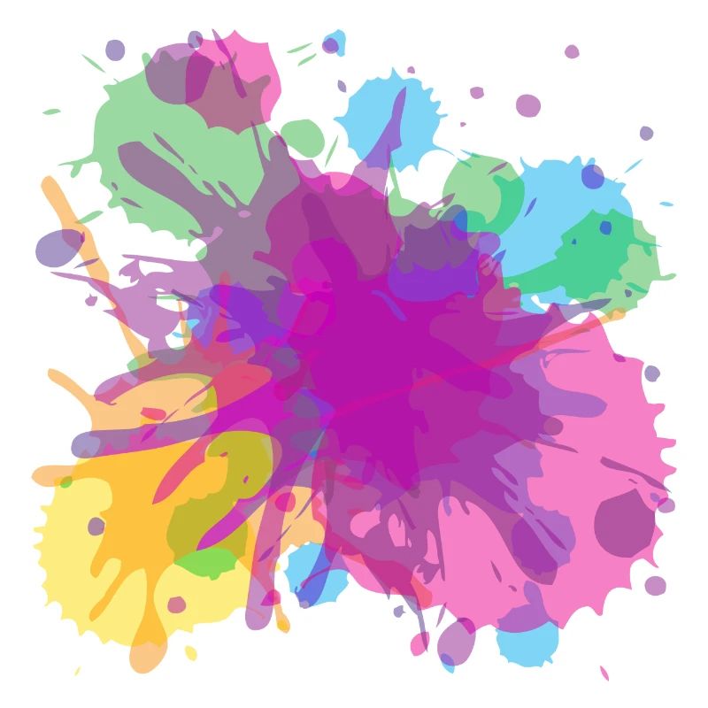 Éclaboussures de peinture, éclaboussures, moderne