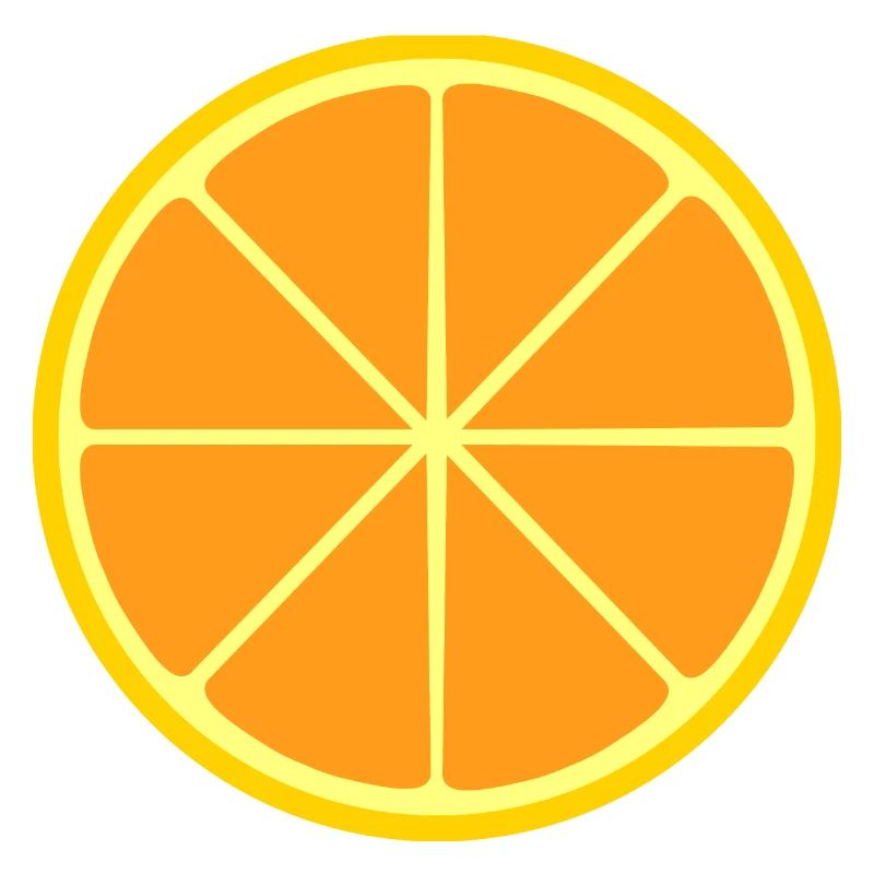 Orange fruit fruit design to personalize