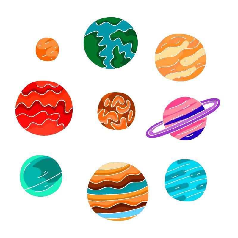 Solar system with planets solar system universe