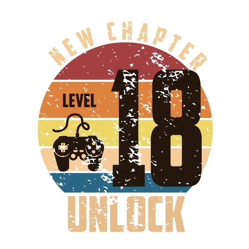 18th Birthday Level 18 Unlock Birthday Present