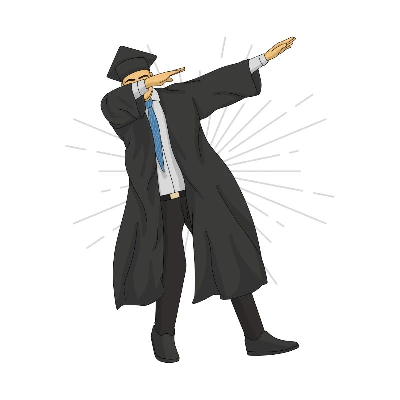 Studium Abschluss Dab Dabbing Move Bachelor Master