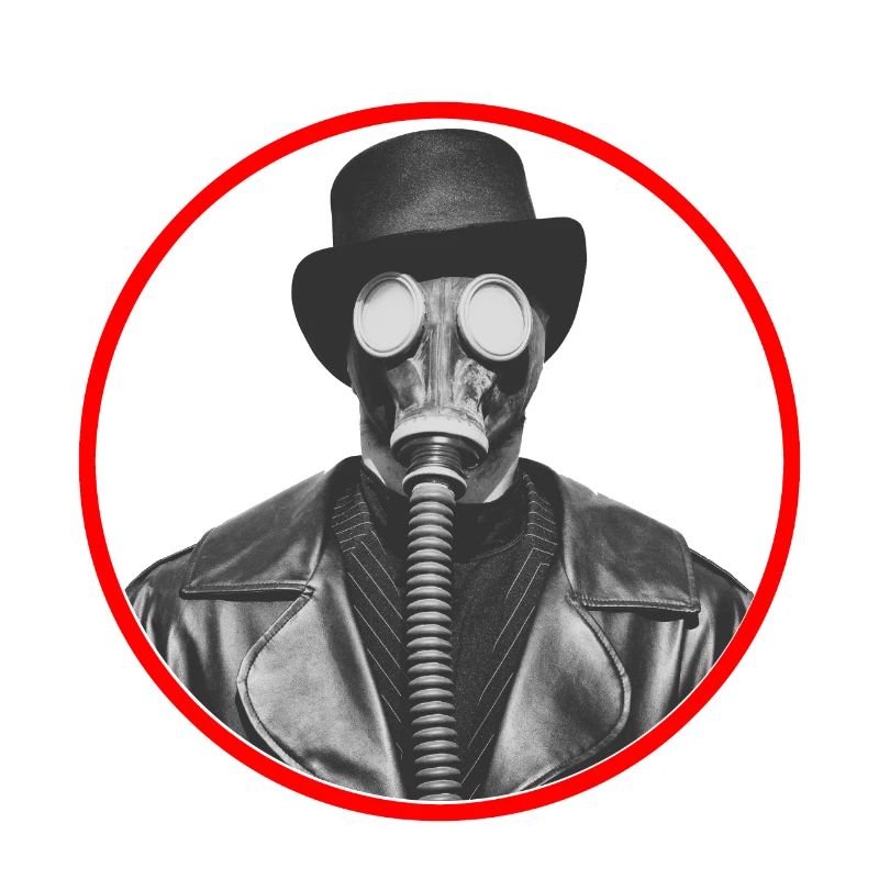 Der Mann mit der Gasmaske