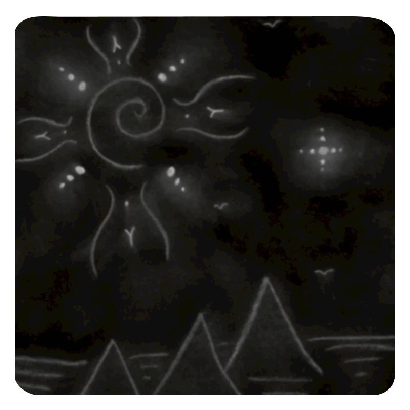 INVERTED SUN AND PYRAMIDS