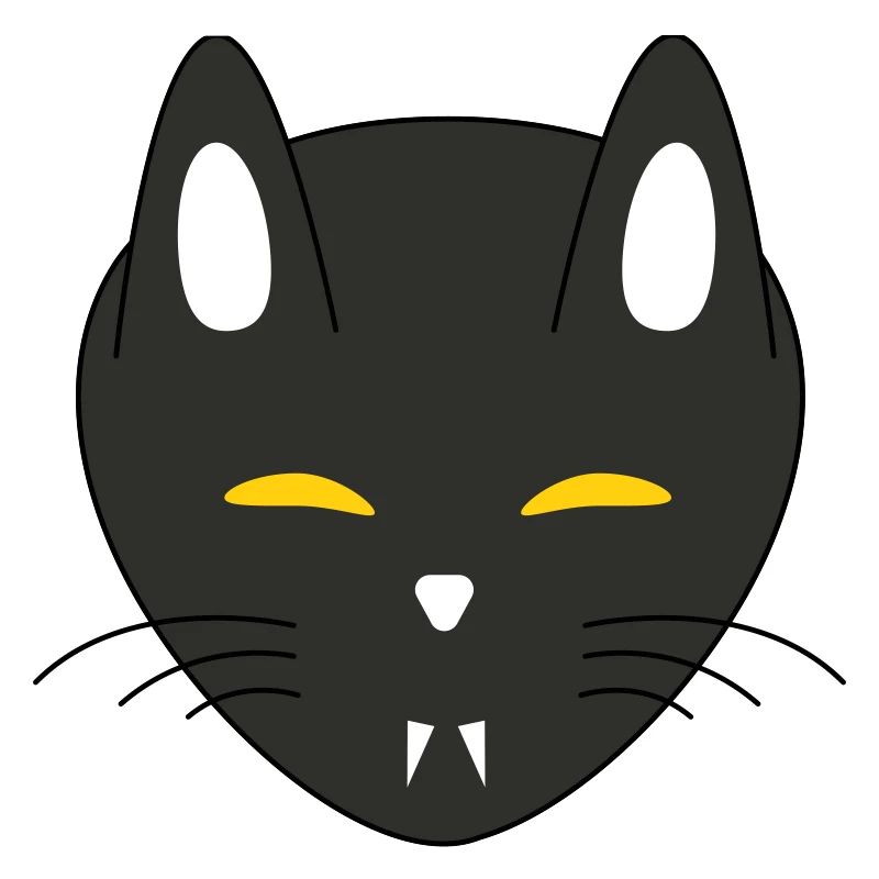 Halloween vampire cat