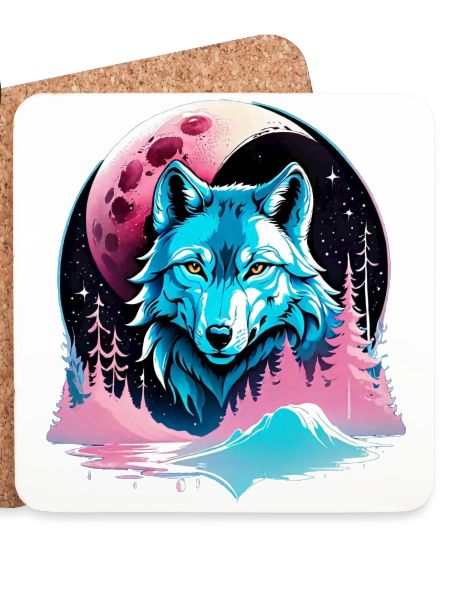 Wolf und Mond