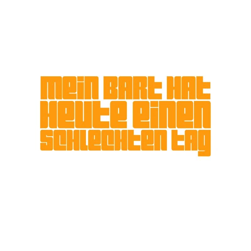 der Bart sitzt nicht