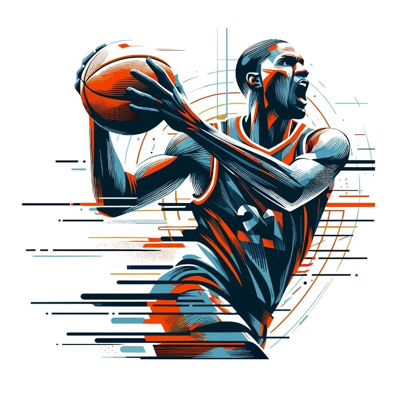 Basketball dynamisch Geschenk