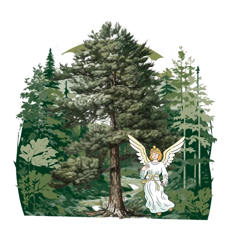 Forest nature wilderness angel creation trees tree