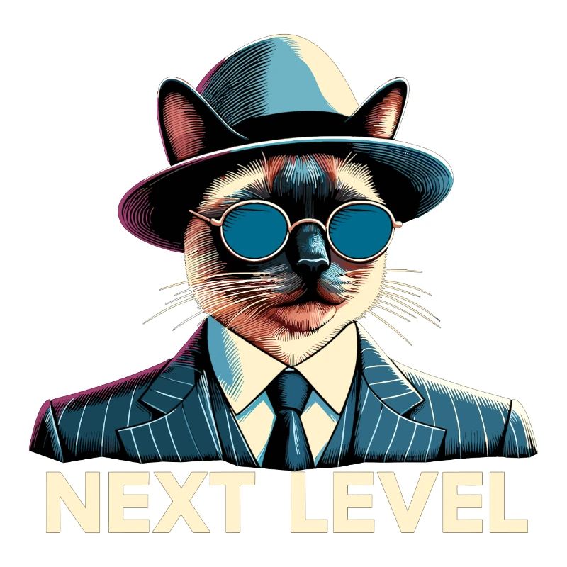 Siamese Cat Siamese Cat Next Level Suit Gift