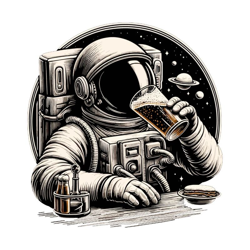 Astronaut Bear Spacebar Gift