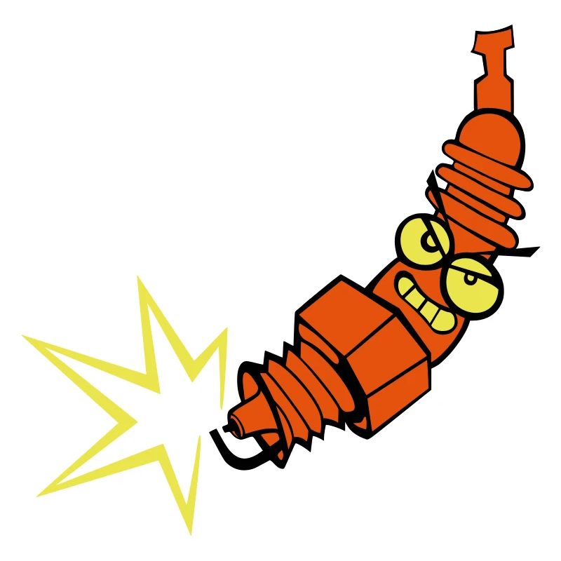 Spark plug with color changing function