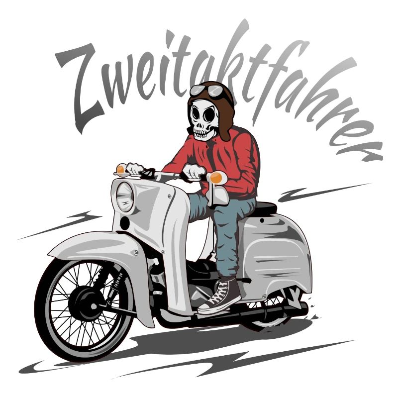 Simson Schwalbe Zweitaktfahrer