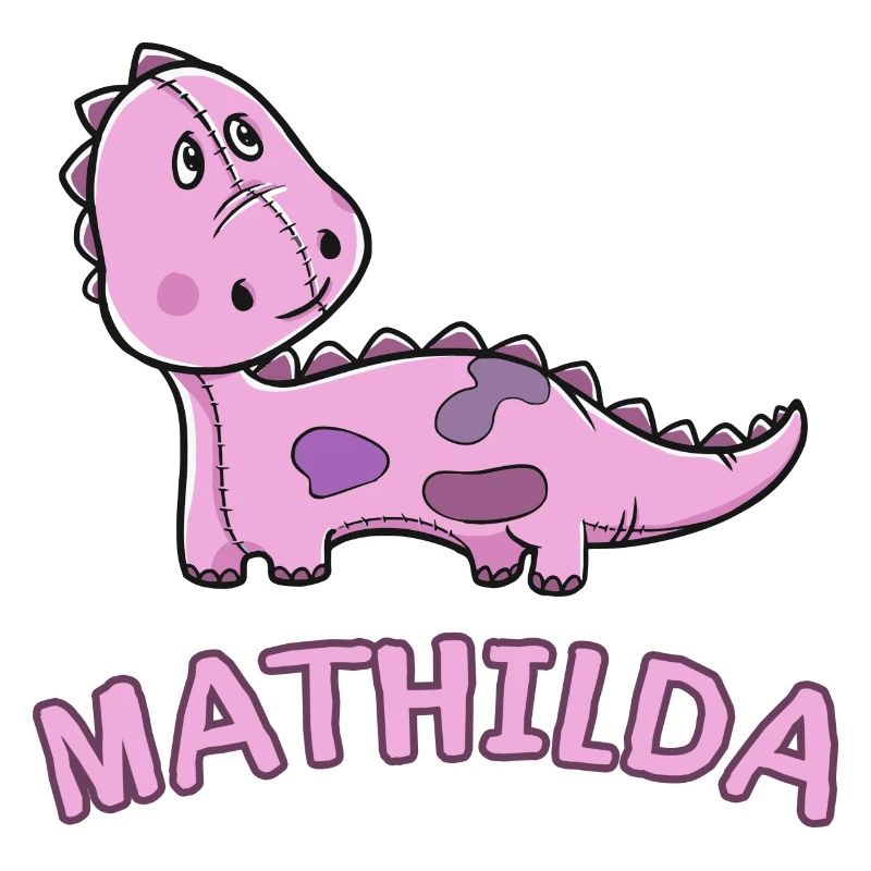 Dinosaur funny child Mathilda gift birth