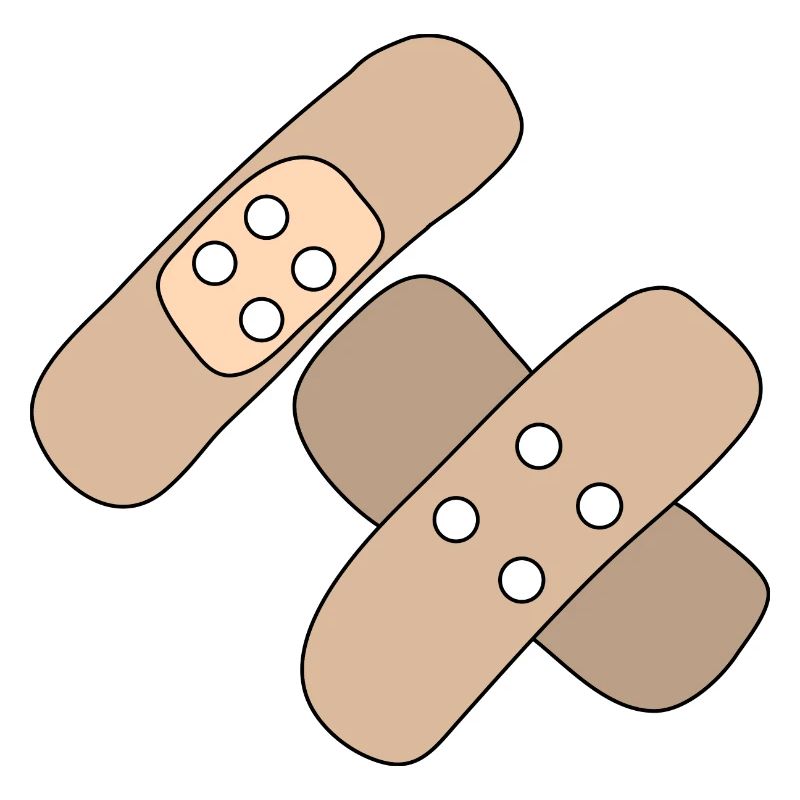 Patch, blessure, blessure, guérison, idée cadeau