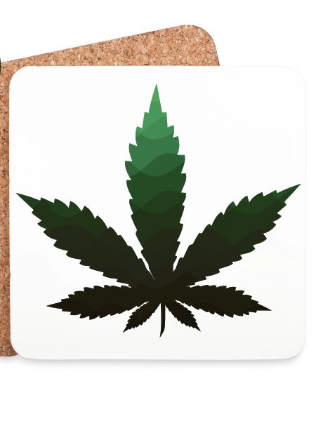 green marijuana leaf