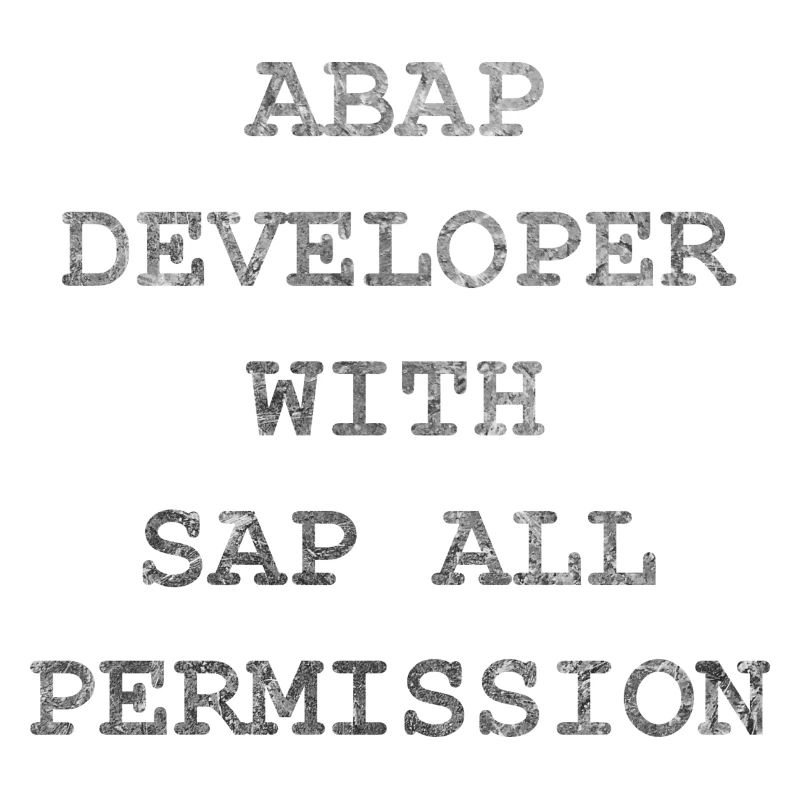ABAP SAP Developer! Geschenkidee