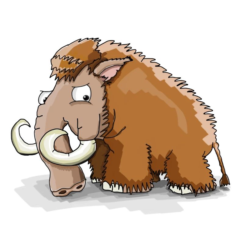 Grumpy mammoth! Gift idea